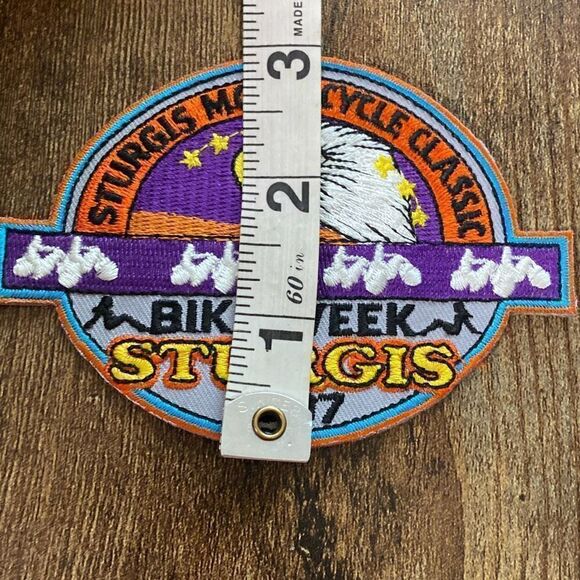 New old stock Sturgis Bike Week 1997 Eagle patch Motorcycle classic - Picture 6 of 6